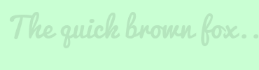 Image with Font Color B5E6BE and Background Color C9FFD3